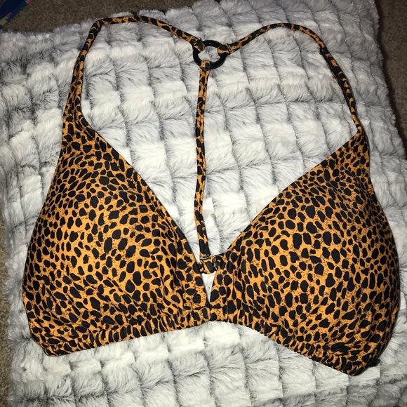 Volcom Other - Volcom Leopard Print Bikini Top